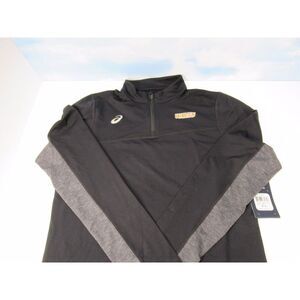 Asics Waves Team Classic Volleyball 1/4 Zip‎ Pullover Men's Medium Black A7